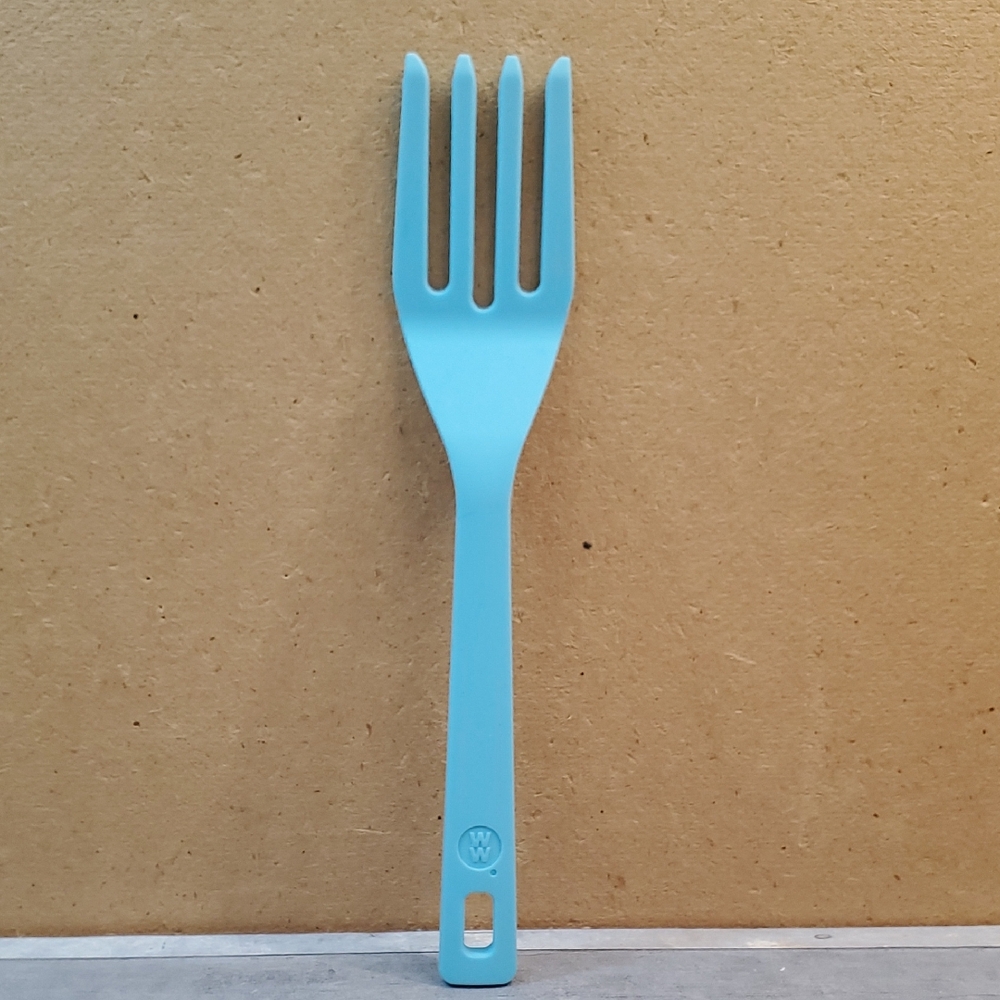 Weight Watchers Blue Silicone Serving Fork